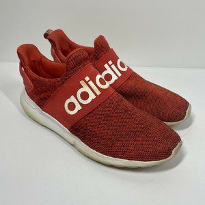 adidas cloudfoam red trainers